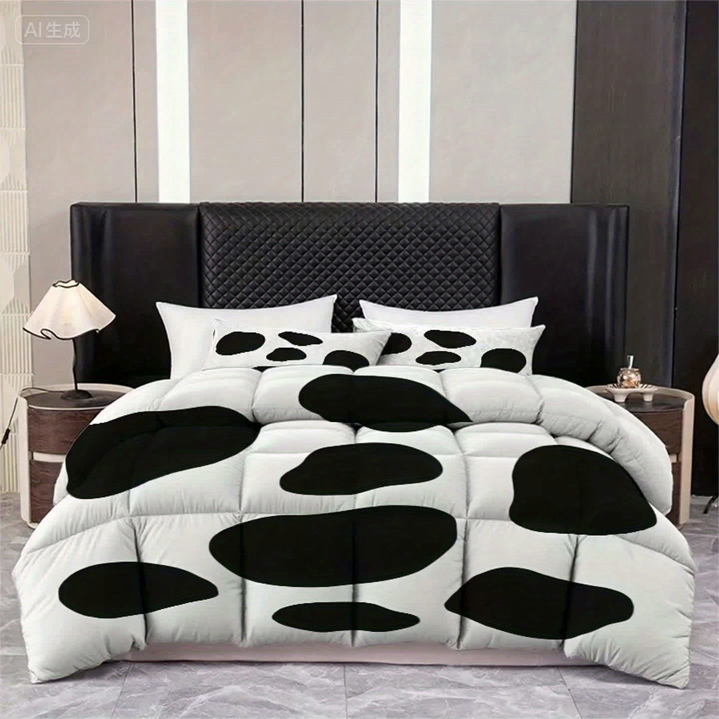 3pcs (1 comforter + 2 pillowcases) Bedding Set, All-Season Soft Microfiber, Hypoallergenic, Wrinkle & Fade Resistant, Easy - Care, Queen/King/Full Size, Fashionable Medusa - Inspired Pattern, Luxury - Quality Durable Fabric f