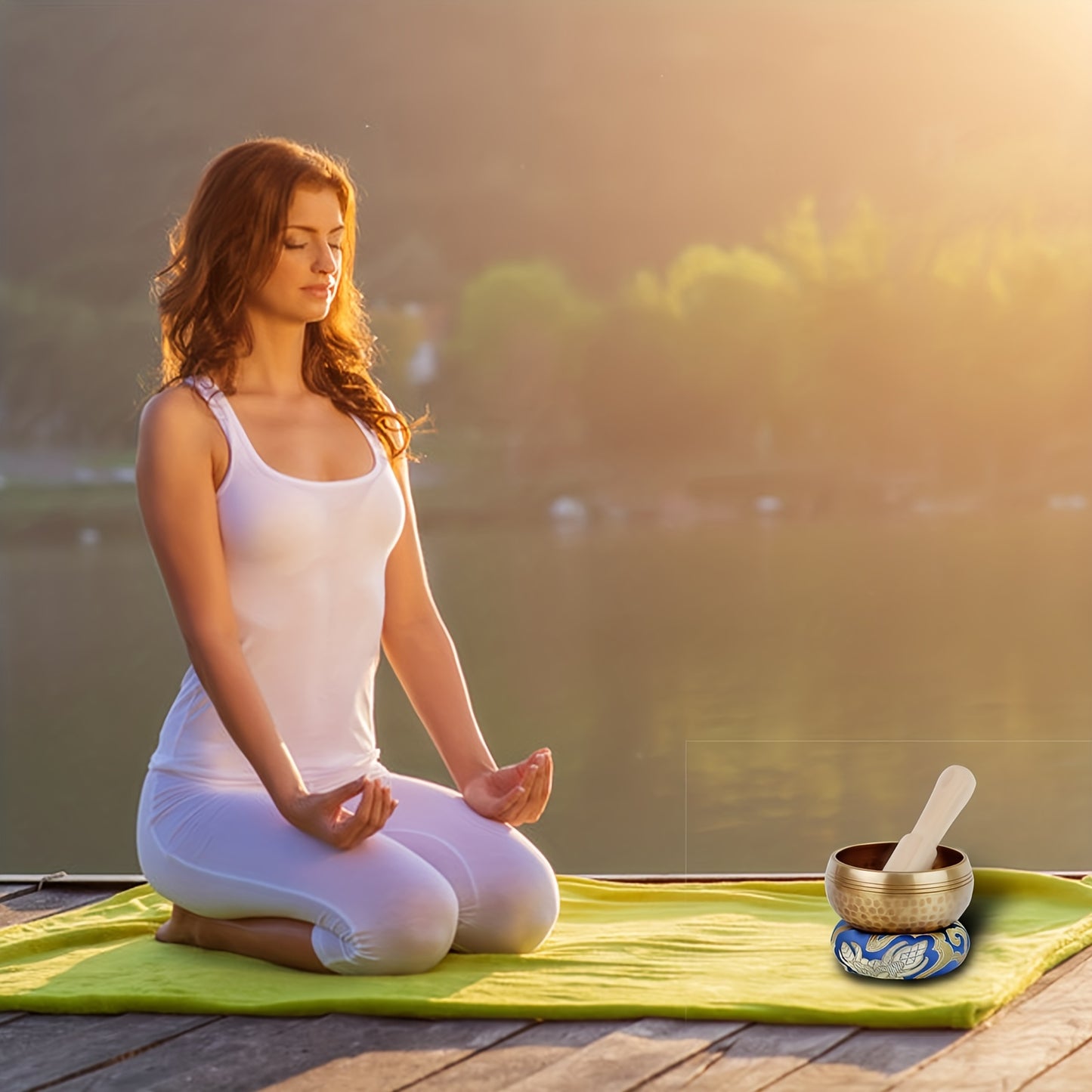 REGIS Tibetan Singing Bowl Set, Mindfulness, And Zen Decor Bowl Handcrafted In Nepal For Healing And Mindfulness