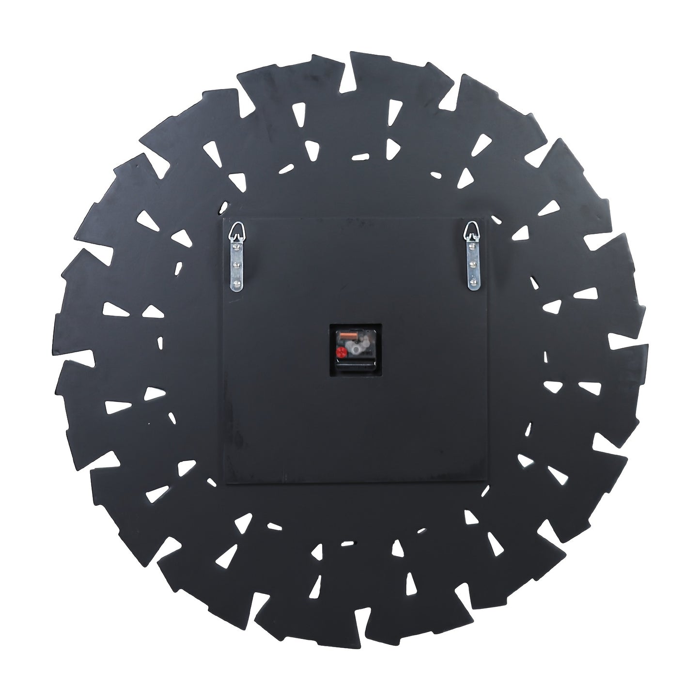 32 Inch Modern Decorative Mirrored Wall Clock Round Wall-Mounted Mirror Wall Clock With Beveled Glass Edge