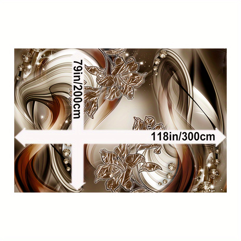 Noble Butterfly Printed Palace Royal Decorative Living Room Soft Carpet, Machine Washable Non-slip Carpet, Hotel Cafe Shop Carpet