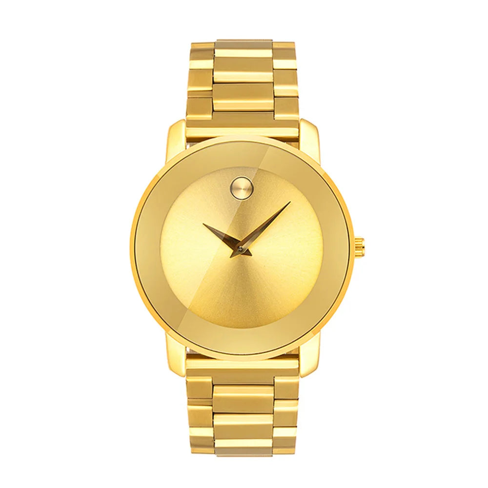 UTHAI W80 Watch For Men Brand Luxury Gold Classic Ultra Thin Male's Watches Clock Business Waterproof Fashion Quartz Wristwatch