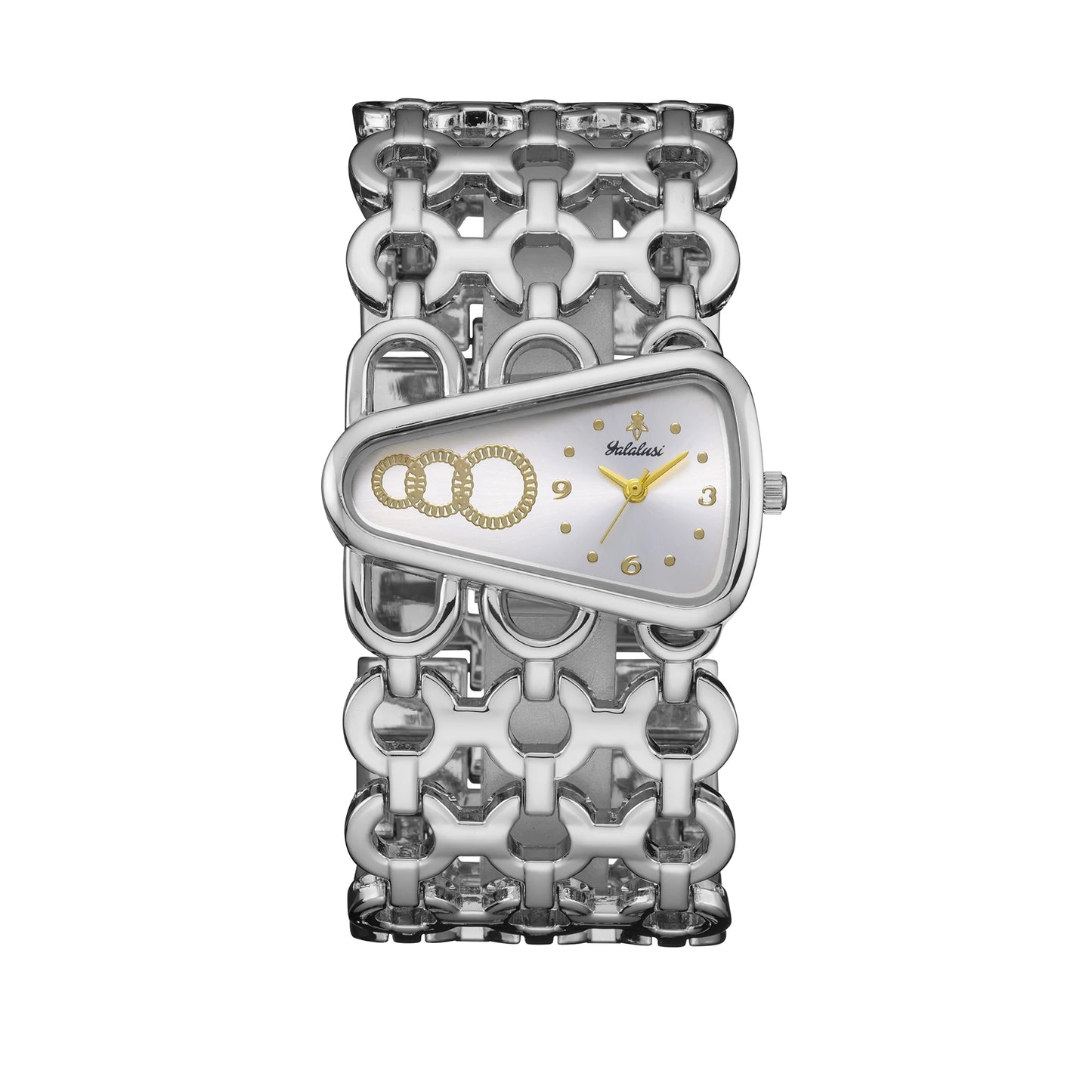 YaLaLuSi brand new popular watch gold skeleton gorgeous chic ion-plated gift box regulator