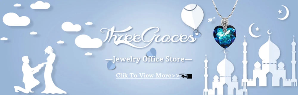 ThreeGraces 4PCS Sparkling Cubic Zirconia Gold Color Luxury Dubai Nigerian Bridal Wedding Party Jewelry Set for Women TZ869