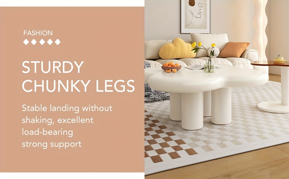 Cloud Coffee Table - 4 Legs Irregular Modern Design