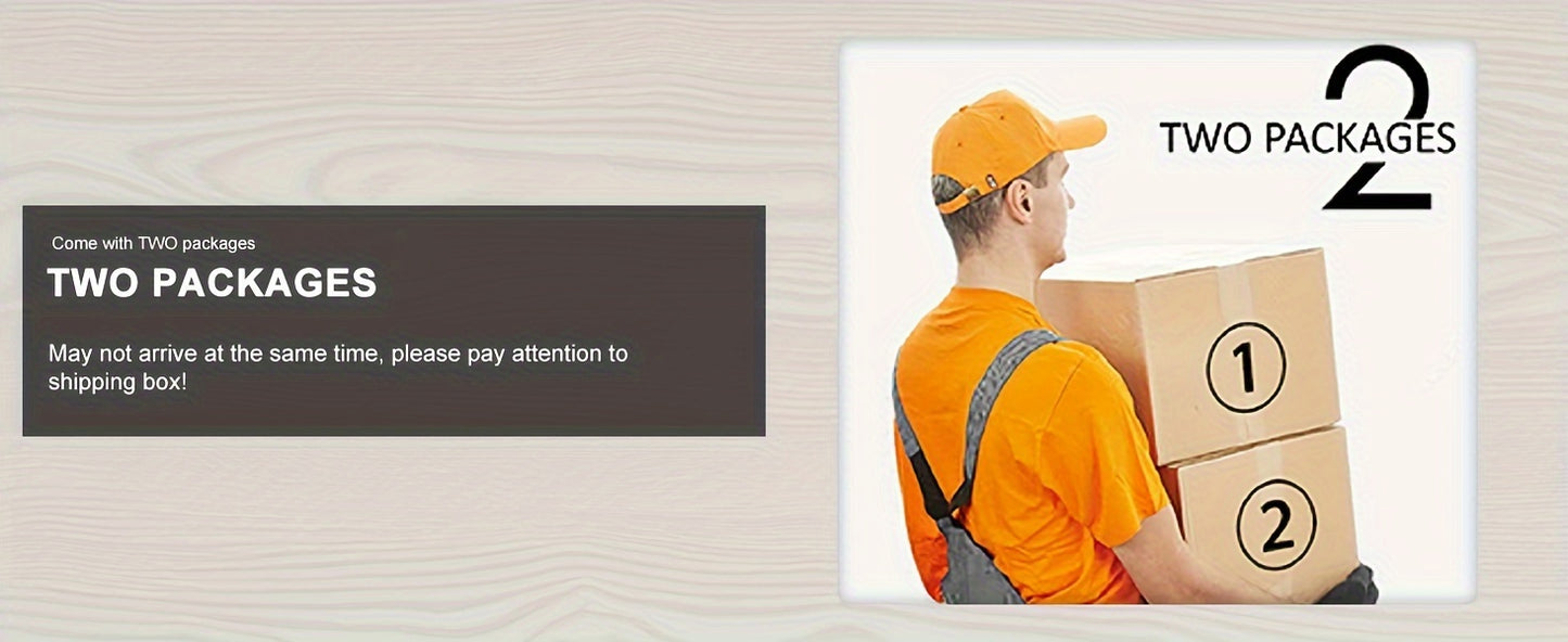 OFIKA 58 Inches Fireplace TV Stand for TVs up to 65 Inches Console with 18'' Electric Fireplace & Remote, Wooden Modern Entertainment Center for Living Room with LED Light Glass Shelves