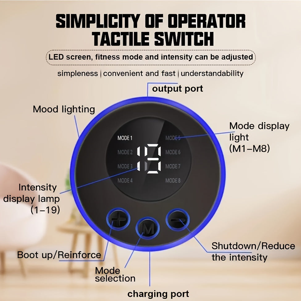 19-speed remote control to switch modes at will