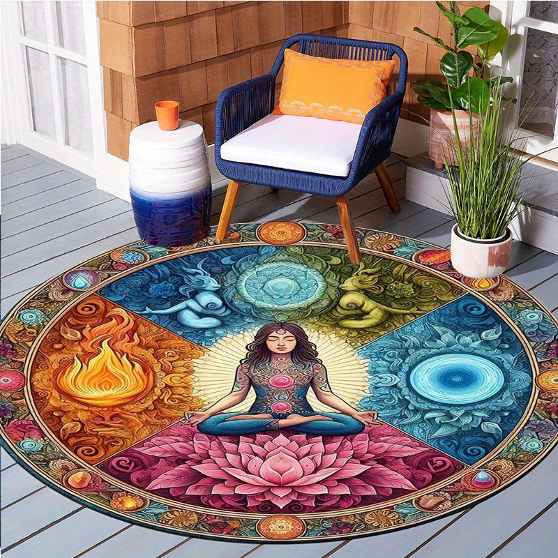 Crystal Velvet Lotus Mat - Meridian Water & Fire Design