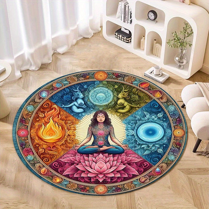 Crystal Velvet Lotus Mat - Meridian Water & Fire Design
