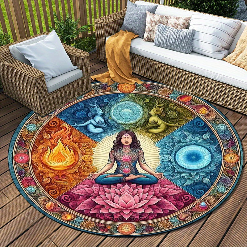 Crystal Velvet Lotus Mat - Meridian Water & Fire Design
