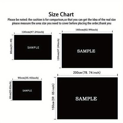 Viking Wolf Crystal Velvet Area Rug - 800G/M² Large Size