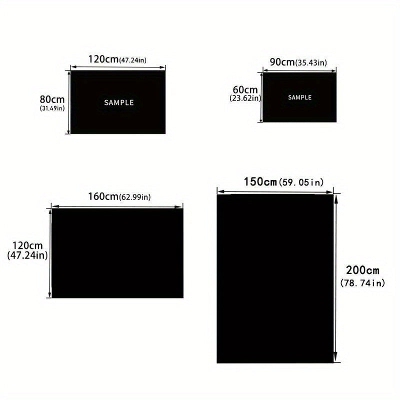 African Woman Spider Rug - Polyester Rectangular Large