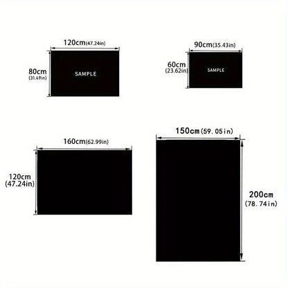 African Woman Spider Rug - Polyester Rectangular Large