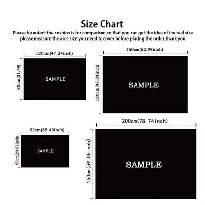 Luxurious Crystal Velvet Moon Tarot Rug - Non-Slip, Durable Indoor/Outdoor Mat For Living Room, Bedroom, Kitchen Decor - Perfect Gift