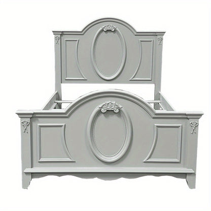 ACME Flora Twin Bed, Gray Finish BD02210T