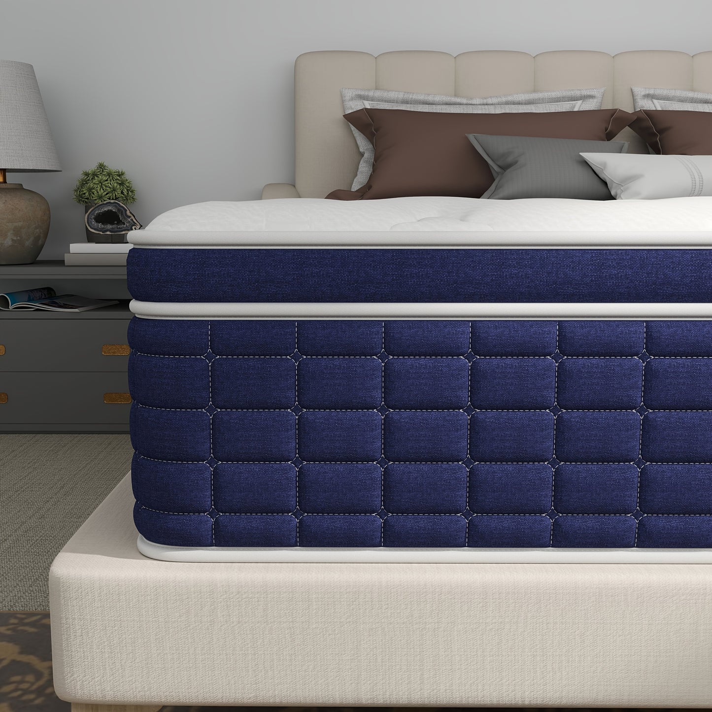 12"14" Hybrid Mattress Twin Full Queen King Hybrid Mattresses Pocket Spring In A Box Christmas Gift