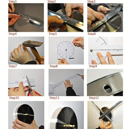 40 Inches Huge Frameless Big Wall Clock, Modern Home Decoration, Suitable For Living Room, Kitchen, Bedroom, Interior Decoration Giant Silent Wall Clock Kit, Suitable For Home Office Decoration