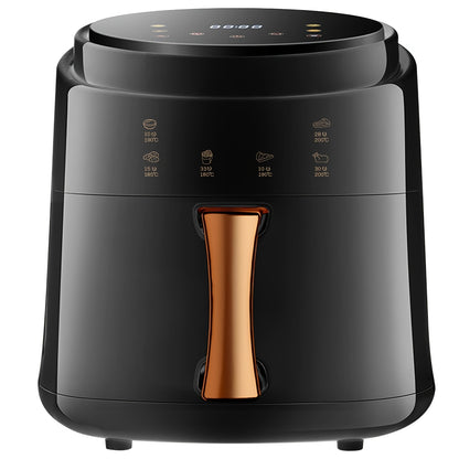 Air Fryer 8-in-1, Large 8-Quart Capacity, Touchscreen Display, Fast Turbo Modes, 90-450°C Evenly Results with Precise Temperature Control, 97% Less Oil, Nonstick & Dishwasher-Safe Basket