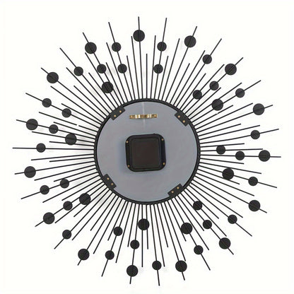 Modern Wall Clock Crystal Luxury Bedroom Clock Creative Personality Modern Art Decoration Clock Silent Wall Clock Large Size