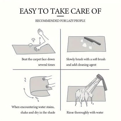 Luxurious Red High Heels & Beads Velvet Area Rug - Non-Slip, Durable For Living Room, Bedroom, Entryway - Foldable Design For Easy Cleaning - Multiple Sizes Available