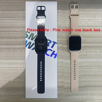 FUVEHA Smartwatch Gift for Men And Women, 1.8" HD Full Touch Screen, Make & Receive Calls, Message Notifications, 100+ Sports Modes, Lightweight & Breathable.Built-in Alexa, Compatible with Android And for iPhone.Perfect Gift