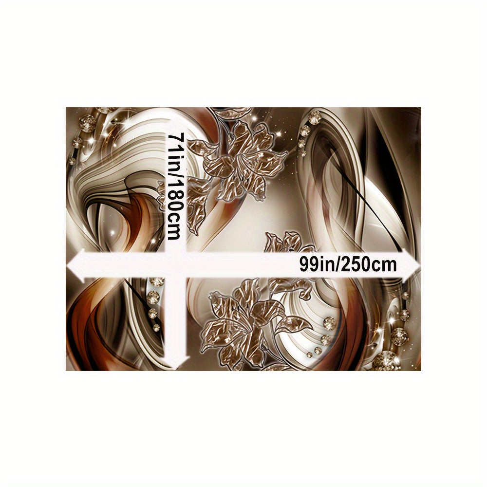 Noble Butterfly Printed Palace Royal Decorative Living Room Soft Carpet, Machine Washable Non-slip Carpet, Hotel Cafe Shop Carpet