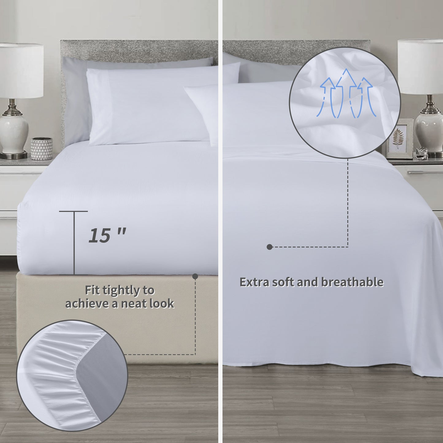 Bernard 7-Piece Patchwork Quilted Medallion Bed in a Bag Comforter Set with Sheets, California King/King/Queen/Full Size