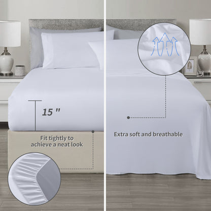 Bernard 7-Piece Patchwork Quilted Medallion Bed in a Bag Comforter Set with Sheets, California King/King/Queen/Full Size