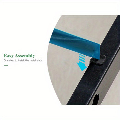 PAPABABE Bed Frame Featuring a 49.6-Inch Bookcase Headboard, Four Drawers, And Two Removable Storage Racks - a Farmhouse-Style Wooden Bed Frame Equipped with RGB LED Lights And a Charging Station, No Box Spring Required.