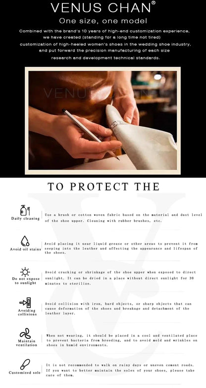 Venus Chan Latest Wedding Pointed Toe Women's Shoes High Heel White Color Rhinestones Party Ladies Shoes And Bag Set