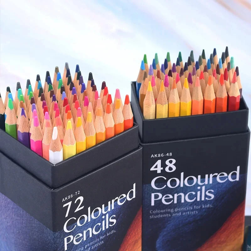 12/18/24/36/48/72 Wooden Colored Pencils Set Coloring Colorful Art Supplies For Artist Drawing Writing School Supply Stationery