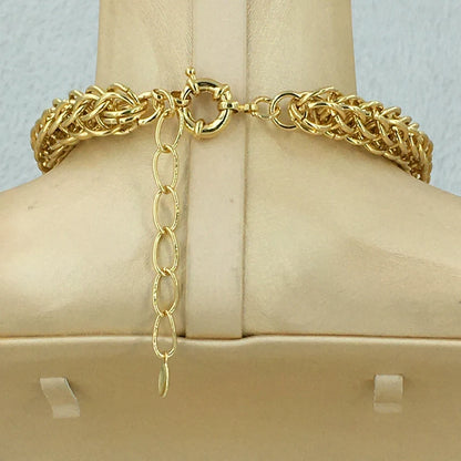 2023 Newest High Quality African Big Pendant Set Dubai Italian Brazilian Gold Plated Jewelry Set FHK12864