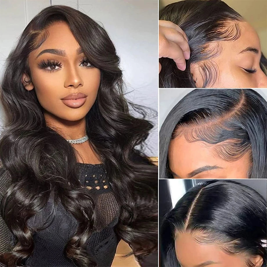 13x4 Human Hair Lace Front Wig 13x6 Body Wave Transparent Hd Lace Frontal Wig Brazilian PrePlucked 6X4 Lace Closure Wig Sale