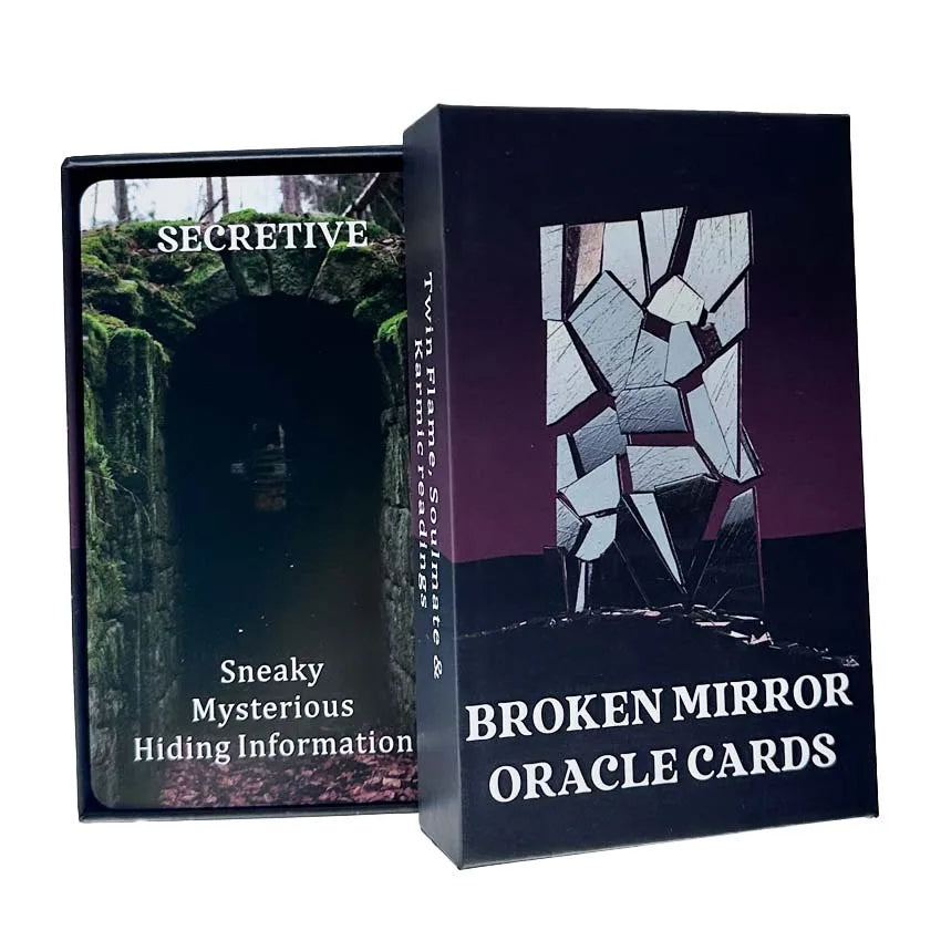 12*7cm Broken mirror Oracle Card Game