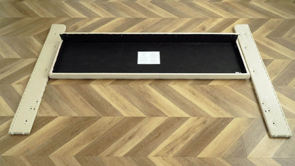 ENHOMEE King Size Upholstered Storage Bed with 3 Drawers & 2-Tier Nightstand Shelves - Modern Platform Bed Frame, Quick Assembly, Metal Frame, Contemporary Style