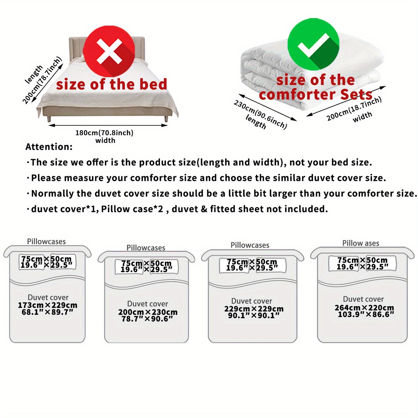 Latacaca 3pcs Modern Geometric Botanical Duvet Cover Set, 1 Quilt Cover + 2 Pillowcases, All Seasons Bedroom Setting, Perfect for Home and Dorm Decor, Soft and Machine Washable