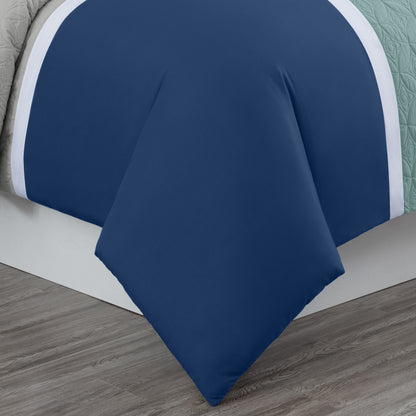 Bernard 7-Piece Patchwork Quilted Medallion Bed in a Bag Comforter Set with Sheets, California King/King/Queen/Full Size