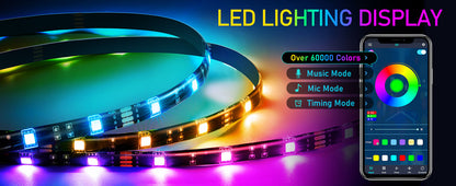 Twin Full Queen Bed Frame with LED Lighting, Built-in Charging Station, have RemotePU Leather/neutral-toned linen fabric Storage Headboard & Drawers,Heavy Duty Wood Slats, Quick & Easy Assembly - Perfect for Bedroom Furniture