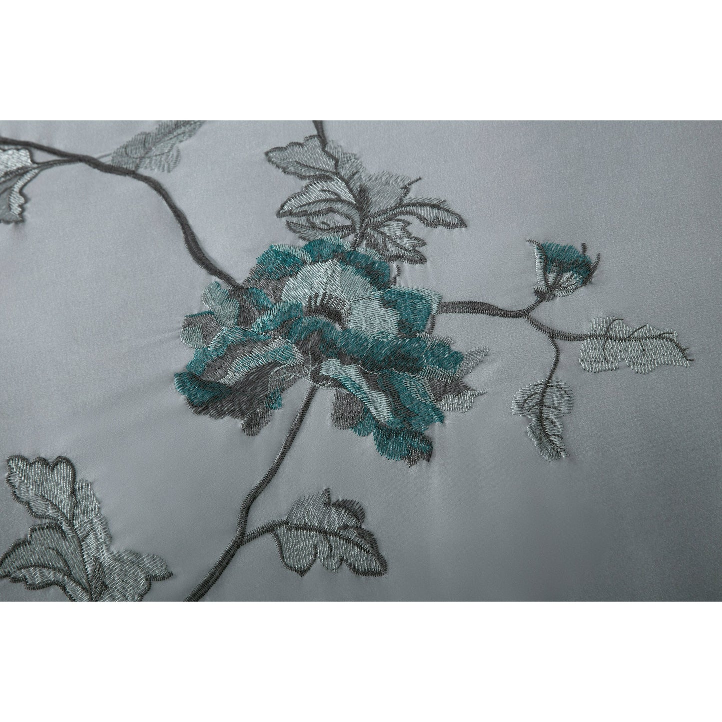 Vienna 7-Piece Embroidered Floral Comforter Set, California King/King/Queen/Full Sizes - Christmas Gift for Family and Friends