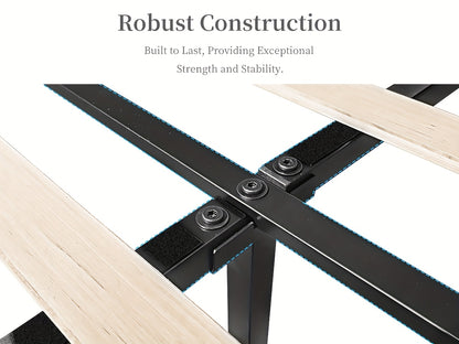 Queen Led Bed Frame With Galaxy Aurora Star Projector, Full Size Platform Bed With 2 Removable Storage Drawers, 52" Crystal Button Tufted Upholstered Headboard King Bed With Charging Station, Noise Free, No Box Spring Needed,