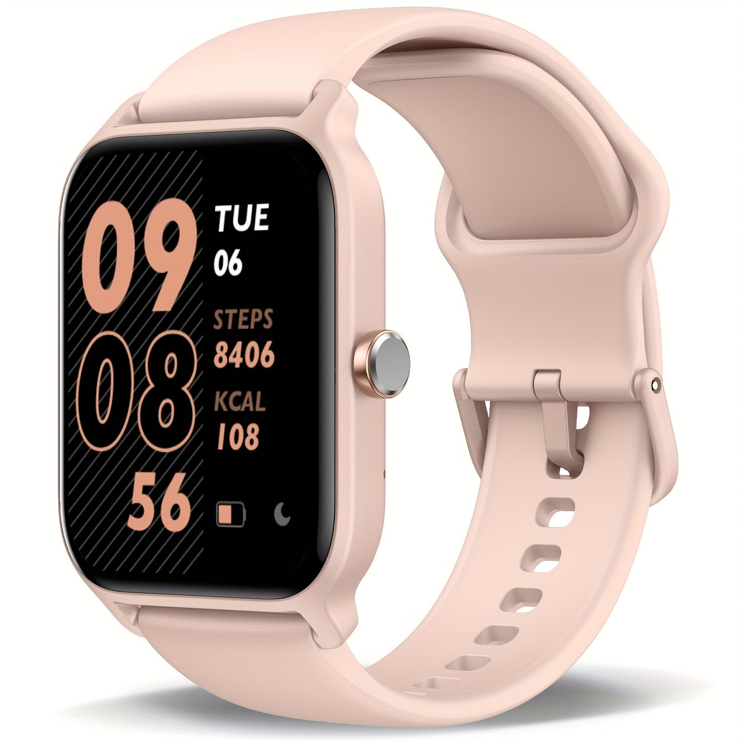 FUVEHA Smartwatch Gift for Men And Women, 1.8" HD Full Touch Screen, Make & Receive Calls, Message Notifications, 100+ Sports Modes, Lightweight & Breathable.Built-in Alexa, Compatible with Android And for iPhone.Perfect Gift