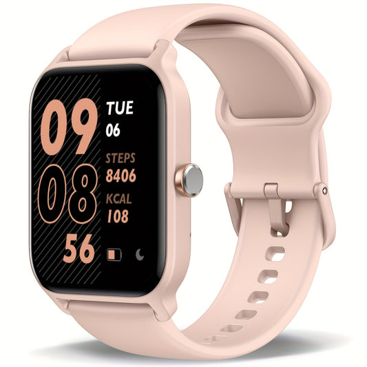 FUVEHA Smartwatch Gift for Men And Women, 1.8" HD Full Touch Screen, Make & Receive Calls, Message Notifications, 100+ Sports Modes, Lightweight & Breathable.Built-in Alexa, Compatible with Android And for iPhone.Perfect Gift