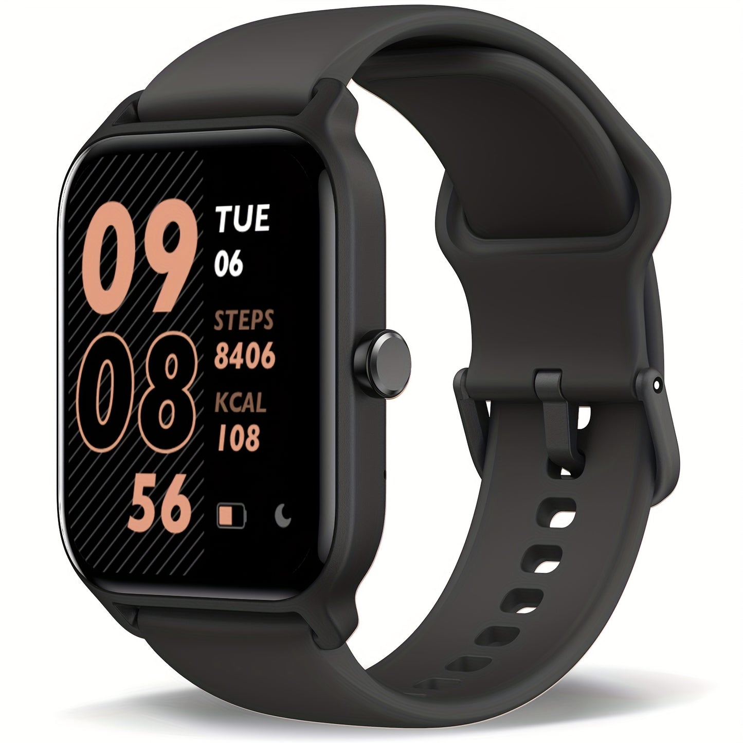 FUVEHA Smartwatch Gift for Men And Women, 1.8" HD Full Touch Screen, Make & Receive Calls, Message Notifications, 100+ Sports Modes, Lightweight & Breathable.Built-in Alexa, Compatible with Android And for iPhone.Perfect Gift