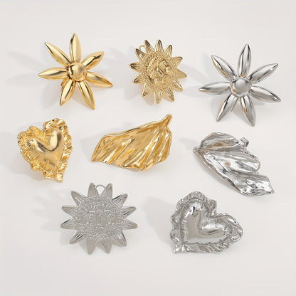 Exquisite Flower Sun Leaf Temperament Women's Ring